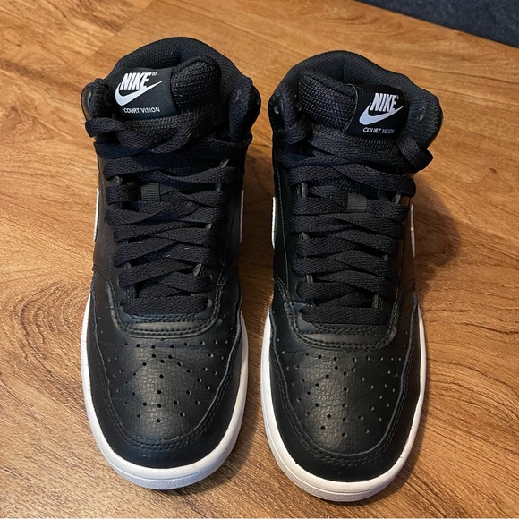 Black Nike Court Vision Mid - Picture 2 of 8